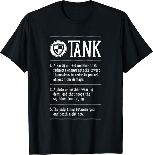 WoW Funny Tank Role Gaming Tanking T-Shirt...