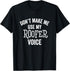 Funny Roofer Gift Loud Shout Roofing Contractor Shingles T-Shirt...