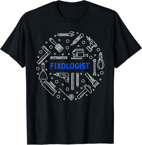 Fixologist Handyman - Construction Tools DIY Funny T-Shirt...