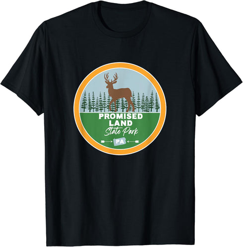 Promised Land State Park Pennsylvania PA Outdoors Deer T-Shirt...