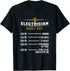 Electrical Engineer Funny Electrician Hourly Rate T-Shirt...