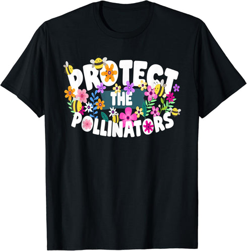 Protect the Pollinators Bee and Butterfly Lovers Pollination T-Shirt...
