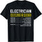 Electrician Hourly Rate Funny Electrical Engineer Gift T-Shirt...