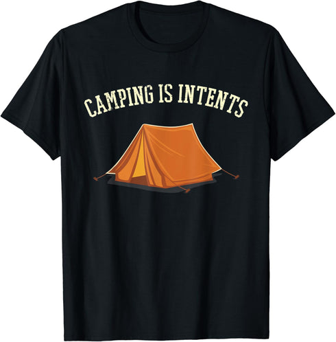 Funny Camping T-Shirt Outdoor Adventure Gear...