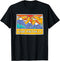 Grand Junction, CO Colorado Mountains Outdoor art retro suns T-Shirt...