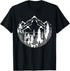 Forest Mountains Outdoor Nature Wildlife Trees Hiking T-Shirt...