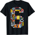 Fun 6th Birthday Construction Themed Building Tools 6 Yr Old T-Shirt...