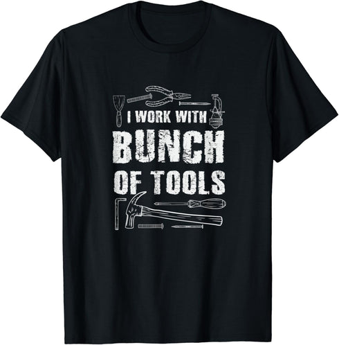 Funny Construction Tools Apparel Construction Worker T-Shirt...