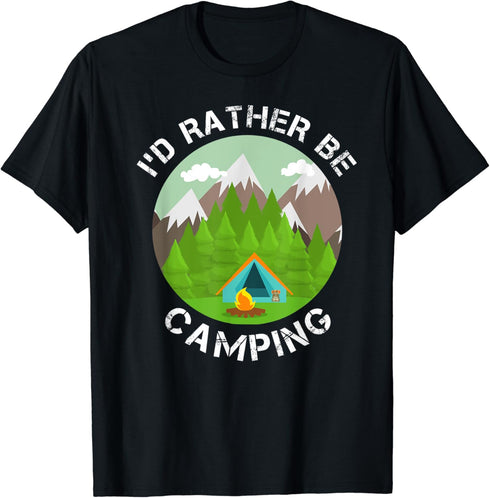 Camping Lovers and Outdoor Lovers Camping Gear and Apparel T-Shirt...