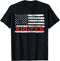 Roofer USA Flag 4th of July Roofing T-Shirt...