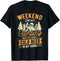 Weekend Forecast Camping Cold Beer Camping Gear T-Shirt...