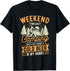 Weekend Forecast Camping Cold Beer Camping Gear T-Shirt...