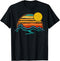 Outdoor Sunset Mountains Color Fade Graphic T-Shirt...