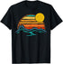 Outdoor Sunset Mountains Color Fade Graphic T-Shirt...