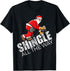 Roofing Christmas Shingle All the Way Quote Roofer Gift Idea T-Shirt...