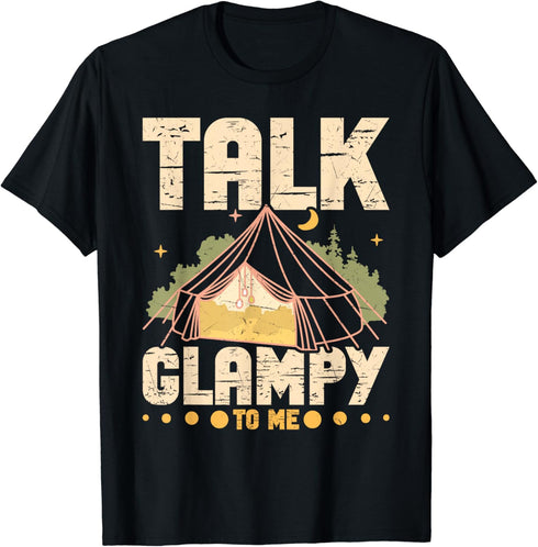 Glamping Backpack Camping Gear Camping Chair Glamper T-Shirt...