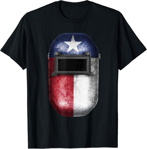 Texas Flag Welders Helmet Cool Welding & Fabricator Gift T-Shirt...