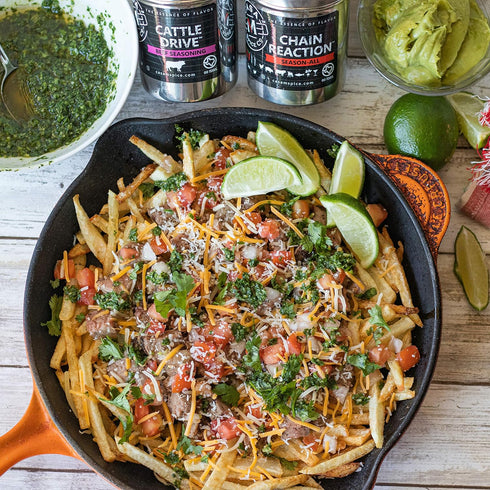 Casa M Spice Co Cattle Drive Beef Seasoning • Very Low Sodium • No MSG • Gluten Free • Keto-Friendly • BBQ Spices (Original, Stainless Shaker (wit...