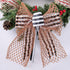 2.5inch Wide 10 Yards wired gift wrapping ribbon black White stripe wired ribbon for gift wrapping crafts DIY Christmas Tree Decor, wreaths, Bows ...