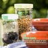 Masontops Tough Tops - Ball Wide Mouth Mason Jar Lids Plastic Leakproof - Multi Colored Plastic Mason Jar Lids - Reusable Canning Lids fit Ball Ja...
