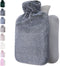Hot Water Bottle with Soft Cover - 1.8L large - Hot Water Bag for Pain Relief, Neck and Shoulders, Feet Warmer, Menstrual Cramps, Hot and Cold the...