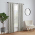 PAIRS TO GO Brockwell Decorative Window Treatment Rod Pocket Curtains for Living Room, Double Panel, 28" x 63", Charcoal...