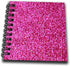 3dRose db_112888_3 Hot Pink Faux Glitter Photo of Glittery Texture Girly Trendy Glamorous Sparkly Bling Effect Mini Notepad, 4 by 4"...