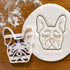 Set of 2 French Bulldog cookie cutters (Designs: Body & Face), 2 pieces - Bakerlogy...