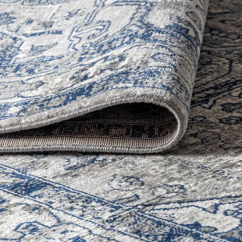 JONATHAN Y MDP106B-3 Modern Vintage Medallion Traditional Indoor Area Rug Country Easy -Cleaning Bedroom Kitchen Living Room Non Shedding, 3 X 5, ...