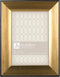 Malden International Designs Copley Picture Frame with Black Boarder, 5x7, Gold...