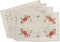 Saro Lifestyle Embroidered Ornament Design Linen Blend Placemat (Set of 4), Natural, 14"x20"...