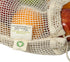 Reusable Mesh Produce Bags made from 100% Organic Cotton - Perfect Reusable Net Vegetable Bags - Eco-friendly, Bio-degradable & Washable Fruit, Ve...