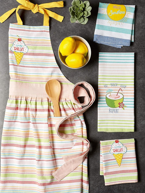 DII Watermelon Collection Kitchen, Dishtowel Set, Summer Fun 3 Piece...