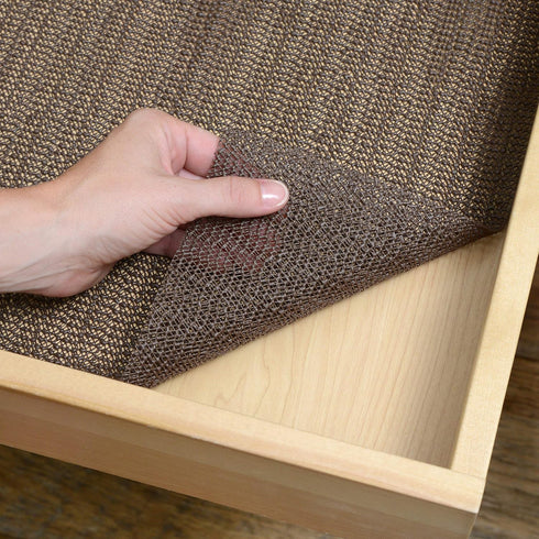 Con-Tact Brand Grip Premium Shelf Liner, Thick and Non-Adhesive Drawer Liner, Multi-Purpose and Easy to Use, 12" x 4', Chocolate, Pack of 1...