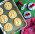 Nordic Ware 01236 Yuletide Cast Cookie Stamps, 3-inch rounds, Silver...