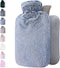 Hot Water Bottle with Soft Cover - 1.8L Large - Classic Hot Water Bag for Pain Relief, Neck and Shoulders, Feet Warmer, Menstrual Cramps, Hot and ...