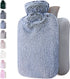 Hot Water Bottle with Soft Cover - 1.8L Large - Classic Hot Water Bag for Pain Relief, Neck and Shoulders, Feet Warmer, Menstrual Cramps, Hot and ...