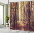 Ambesonne Forest Shower Curtain, Mysterious Atmosphere Misty Woods Tree Nature Landscape Image, Cloth Fabric Bathroom Decor Set with Hooks, 69" W ...