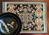 Tache Black Placemats Set of 4 Rococo Elegant Ornate Black Green Dining Cotton Linen Bohemian Tapestry Woven Paisley Cloth Table Mat Set of 4...