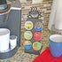 Coffee Pod Holder for Countertop – 6 Slot K-Cup Holder for Small Spaces, Compact Storage, Metal Stand for K-Cups, Pods, & Coffee Accessories...