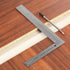 Mr. Pen- Framing Square, 8 inch x 12 inch, Silver, Carpenter Square, Carpenters Square, Right Angle Ruler, Framing Tools, L Shape Ruler, Metal Squ...