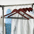 Honey-Can-Do No Slip Wooden Coat Hangers, Cherry Wood, 24-Pack...