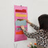 Mr. Pen- Hanging Wall File Organizer, 6 Pocket, Pink, 3 Overdoor Hangers Included, Over The Door File Organizer, Hanging Folder Organizer, Wall Fo...