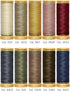 Gutermann 734521-3 Thread Set Natural Cotton 50 100m/10 reels, Col 2 Assorted...