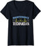 Womens Hospital Maintenance Technician Design For HVAC Techs V-Neck T-Shirt...