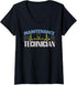 Womens Hospital Maintenance Technician Design For HVAC Techs V-Neck T-Shirt...