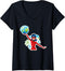 Womens Miraculous Ladybug Action Protect Our Planet V-Neck T-Shirt...