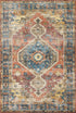 Loloi Skye Collection SKY-11 Rust/Blue 2'-0" x 5'-0" Accent Rug...