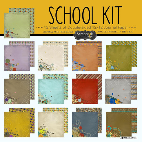 Scrapbook Customs 17604 School Scrapbook Kit...