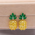 Uloveido Cute Pineapple Jewelry Set CZ Stone Fruit Necklace and Earrings PT001...